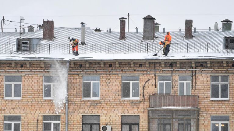 Снегопад в Москве