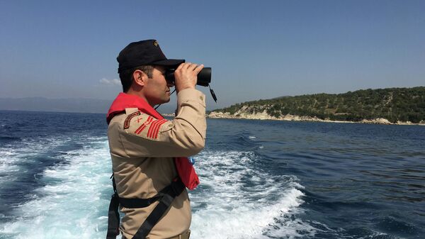 Офицер береговой охраны Турции