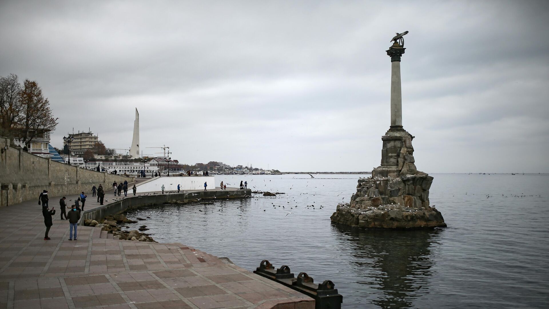 Памятник затопленным кораблям в Севастополе - РИА Новости, 1920, 02.01.2023