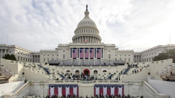 Подготовка к генеральной репетиции инаугурации избранного президента США Джо Байдена в Вашингтоне, округ Колумбия