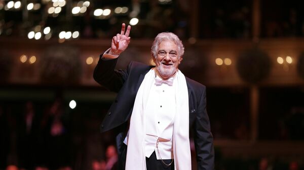 Пласидо Доминго на церемонии открытия Венского оперного бала