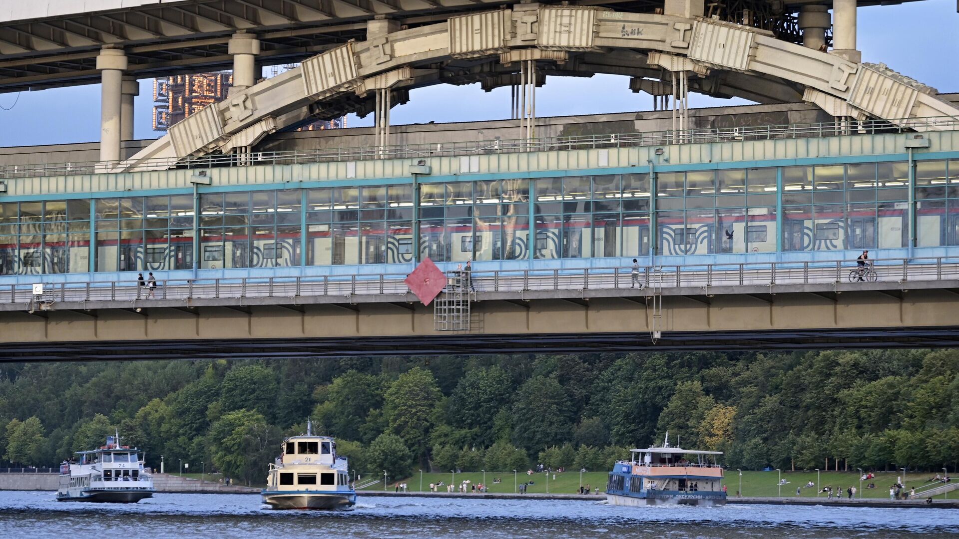 Метромост в Москве - РИА Новости, 1920, 21.01.2021