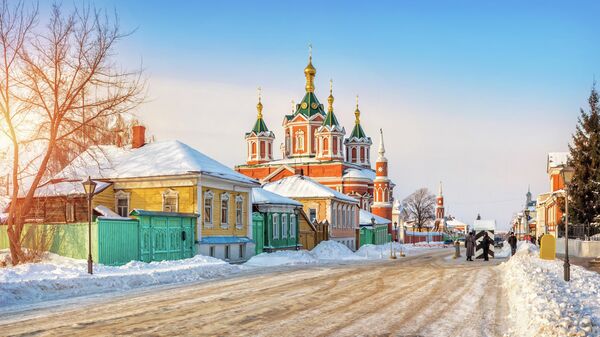 Крестовоздвиженский собор на территории Коломенского кремля