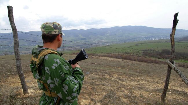 Разграничительная линия зоны действия миротворческих сил между Южной Осетией и Грузией