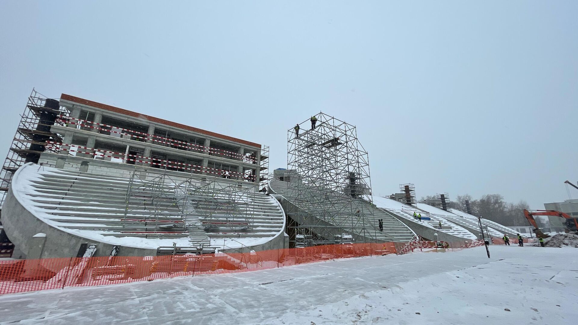 Реконструкция стадиона Москвич - РИА Новости, 1920, 21.01.2021