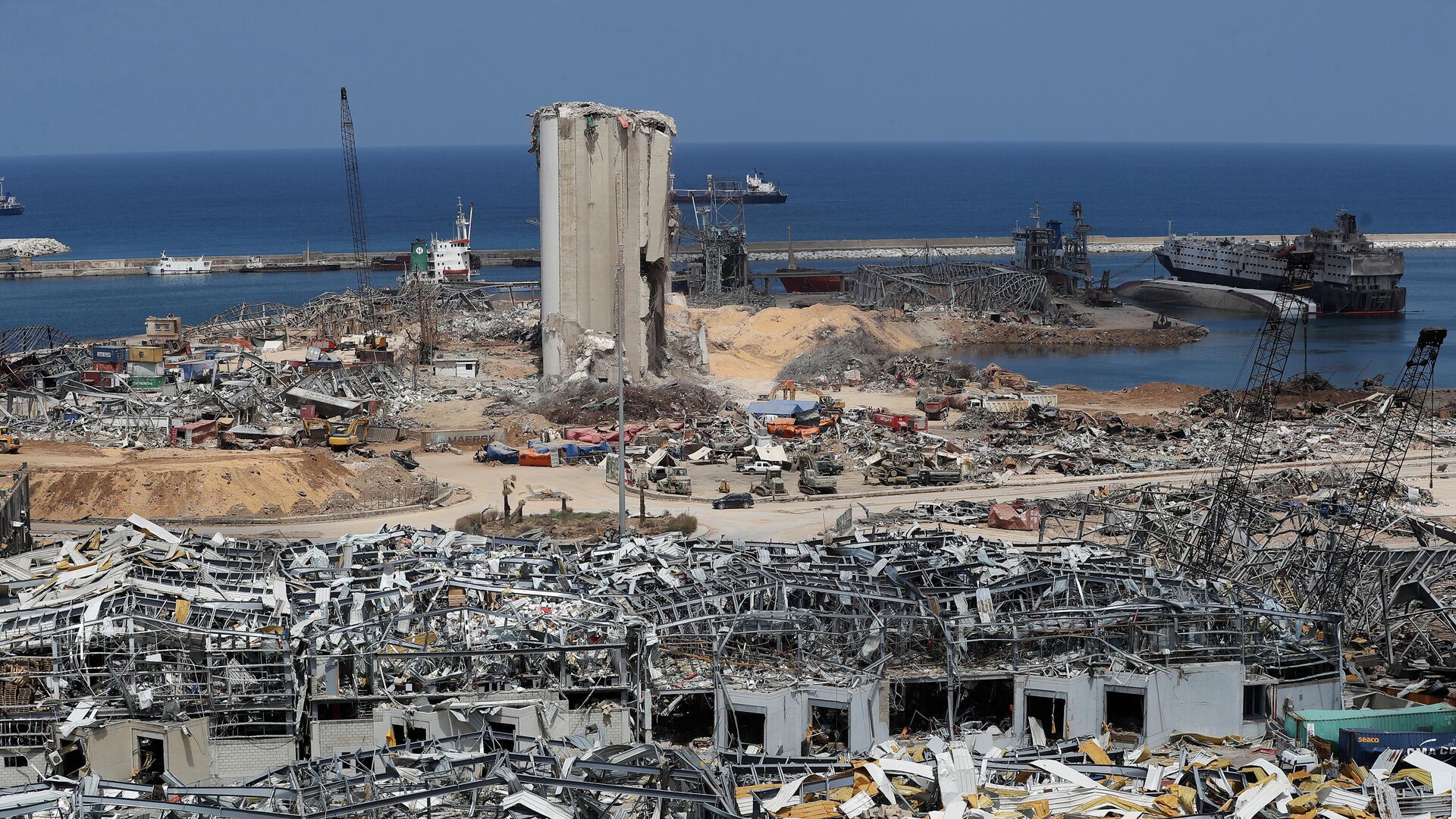Ливан запросил спутниковые снимки порта Бейрута во время взрыва