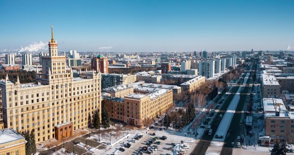 Вид на Челябинск