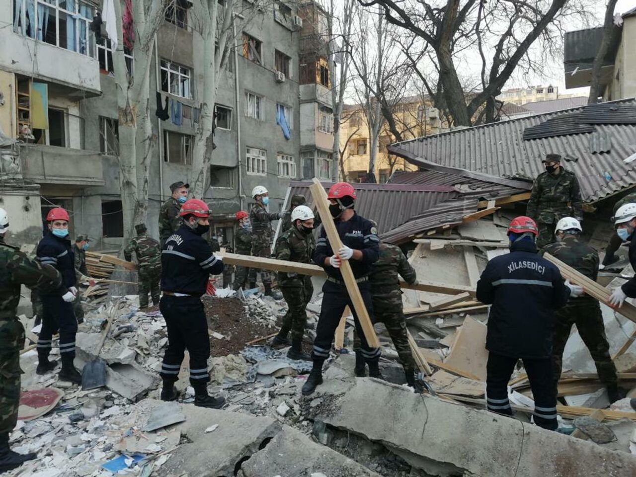 При взрыве в пригороде Баку пострадали восемь человек - РИА Новости,  26.01.2021