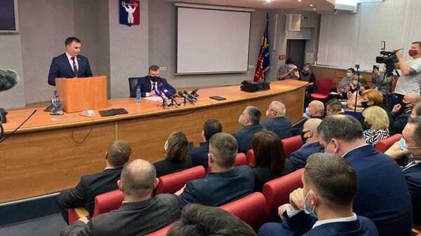 Заседание Норильского городского Совета, на котором новым Главой города избран Дмитрий Карасев