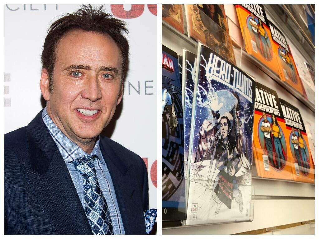 Актер Николас Кейдж и комиксы Актер Николас Кейдж и комиксы - РИА Новости, 1920, 27.10.2025