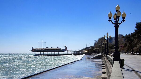 На набережной Ялты в Крыму