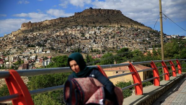 Женщина в Мардине, Турция