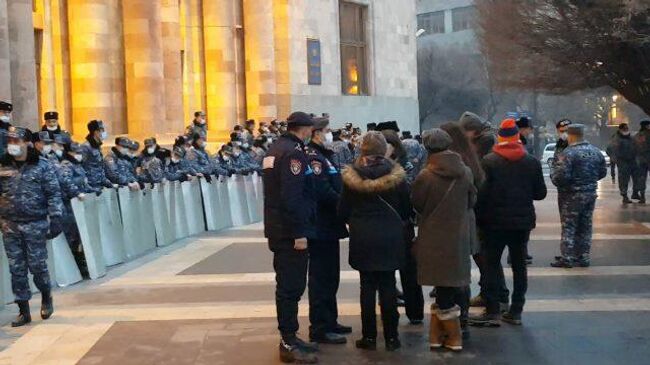 Акция протеста в Ереване завершилась