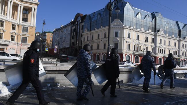 Несанкционированные акции протеста сторонников А. Навального 