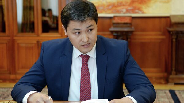Кандидат на пост премьер-министра Киргизии Улукбек Марипов 