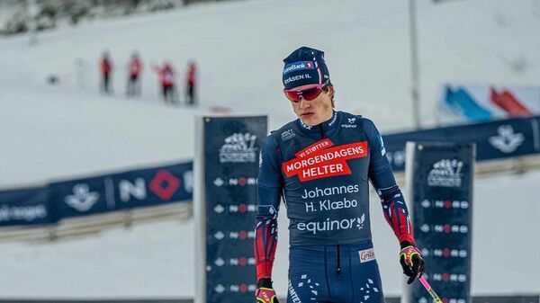 Трехкратный олимпийский чемпион по лыжным гонкам Йоханнес Клебо