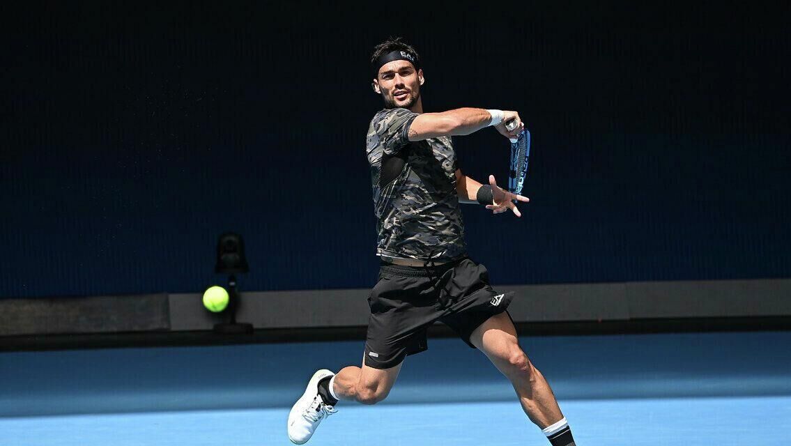 Итальянский теннисист Фабио Фоньини - РИА Новости, 1920, 02.02.2021