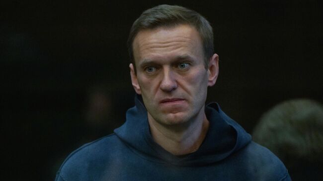 Алексей Навальный на заседании Московского городского суда