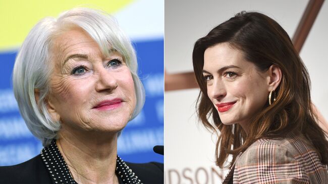 Хелен Миррен и Энн Хэтэуэй 