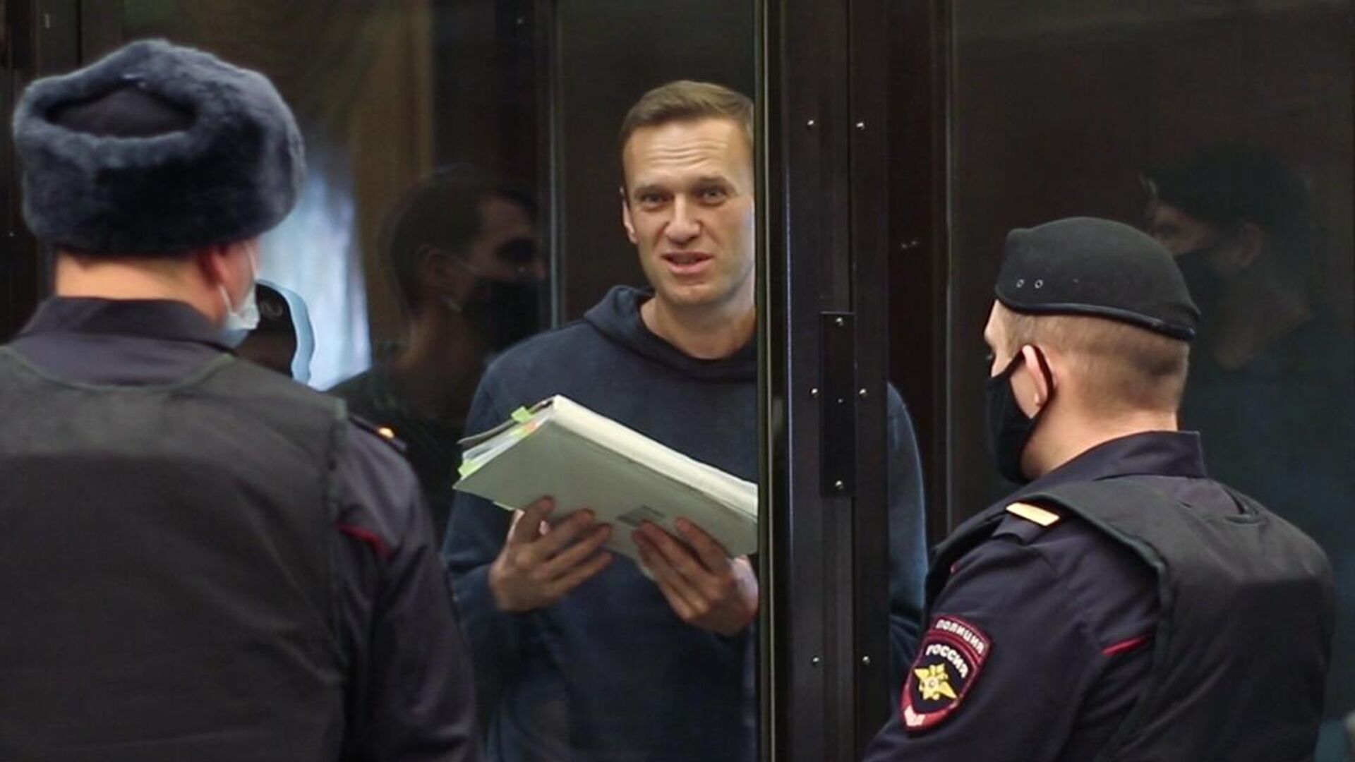 Алексей Навальный на заседании Московского городского суда - РИА Новости, 1920, 02.02.2021