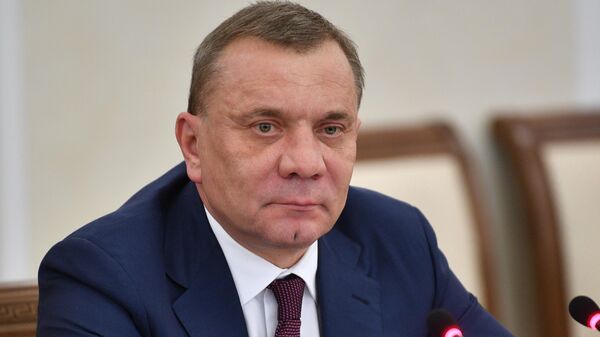 Заместитель председателя правительства РФ Юрий Борисов в Минске