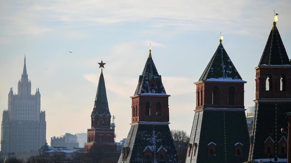 Кремлевские башни в Москве
