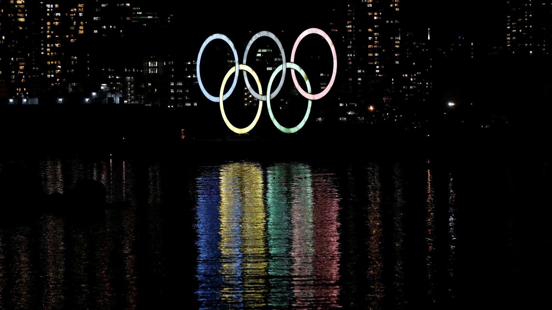 Олимпийские кольца в Токио - РИА Новости, 1920, 27.02.2021