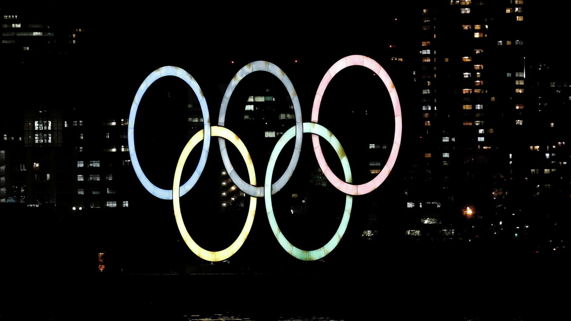 Олимпийские кольца в Токио - РИА Новости, 1920, 24.02.2021