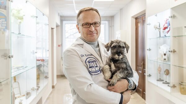 Декан факультета Биоинженерия и ветеринарная медицина, профессор Алексей Ермаков