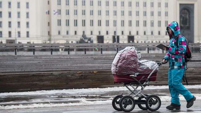 Женщина в Москве