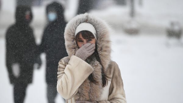 Зима в Москве 