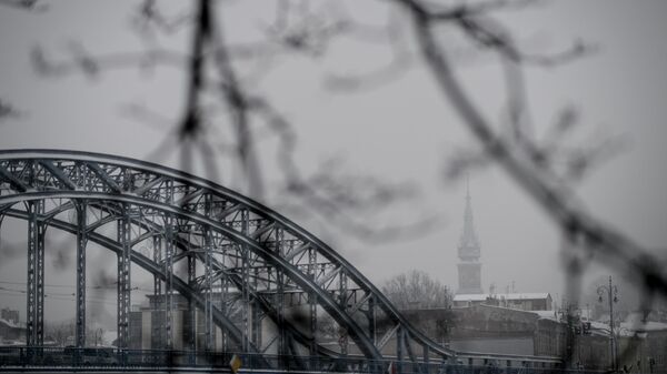 Мост через Вислу в Кракове