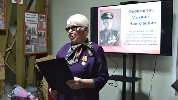 Медаль участника Великой Отечественной войны Михаила Феоктистова торжественно передали его сестре в Татарстане