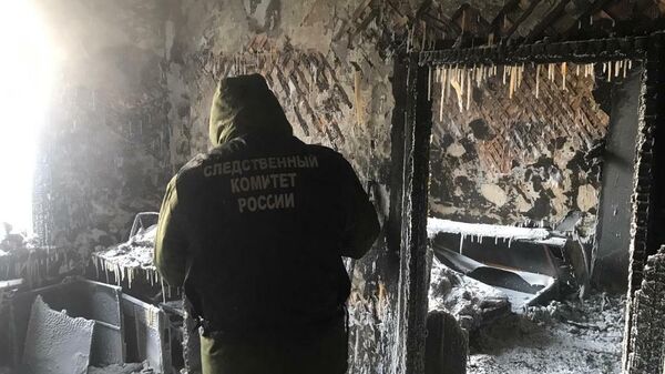 Пожар в многоквартирном доме на улице Шевченко в Якутске