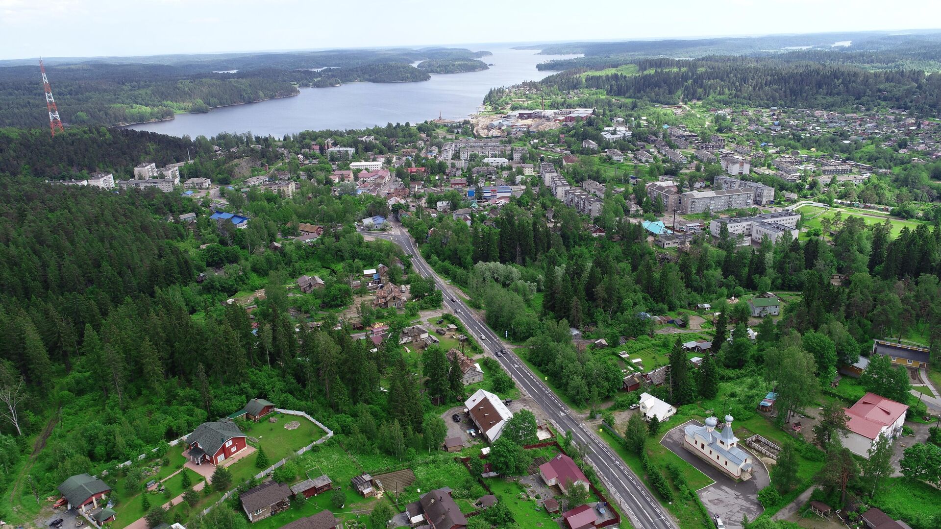 Окрестности города Лахденпохья в Карелии - РИА Новости, 1920, 06.11.2021