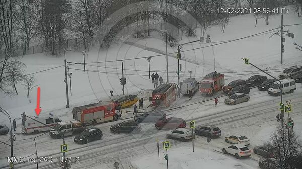  Водитель такси сбил пешехода на западе Москвы