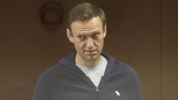 Алексей Навальный в зале Бабушкинского районного суда