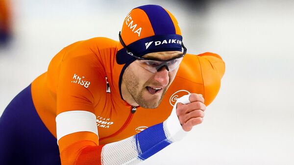 Конькобежец Томас Крол (Нидерланды)