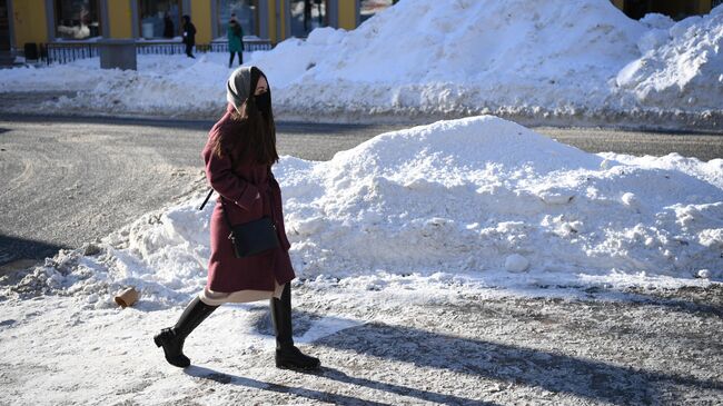 Последствия снегопада в Москве