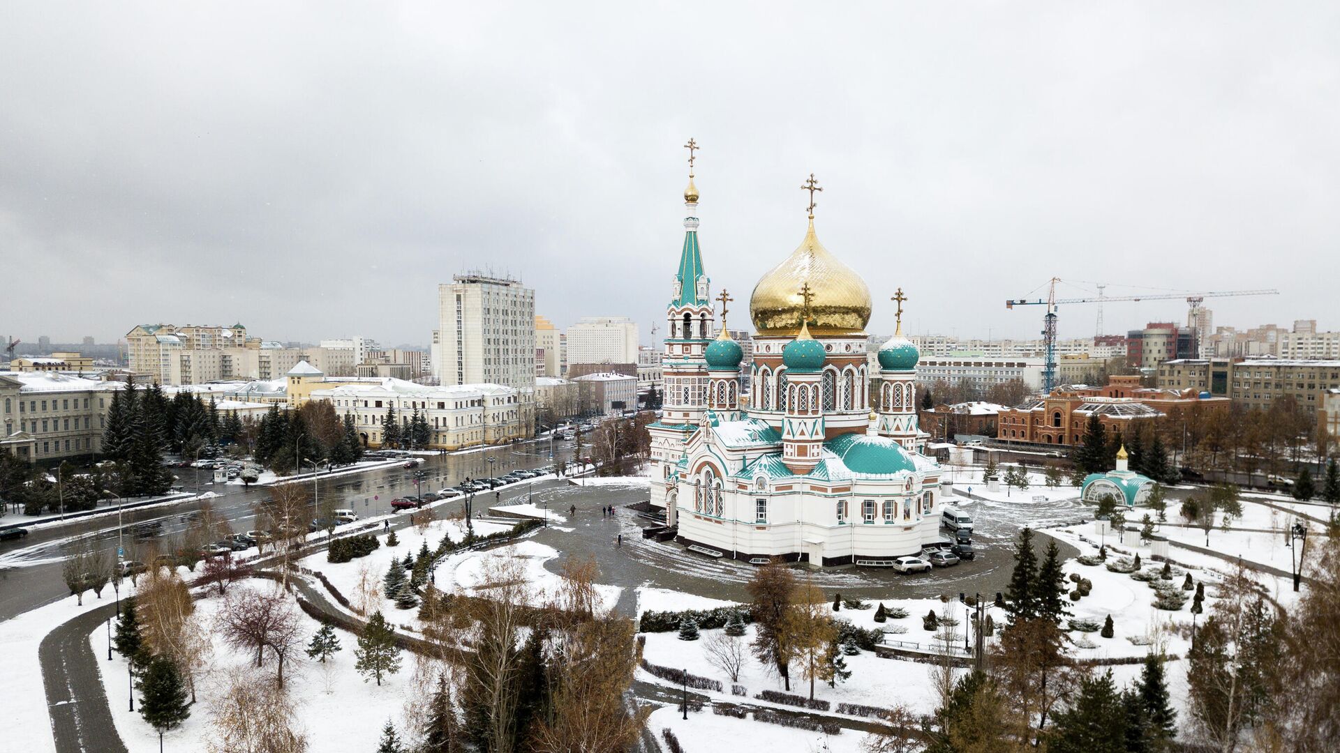 Успенский собор в Омске - РИА Новости, 1920, 28.12.2021