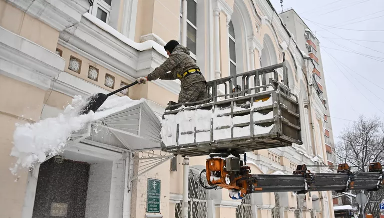 Снегопад в Москве Снегопад в Москве
