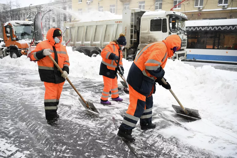 Снегопад в Москве Снегопад в Москве