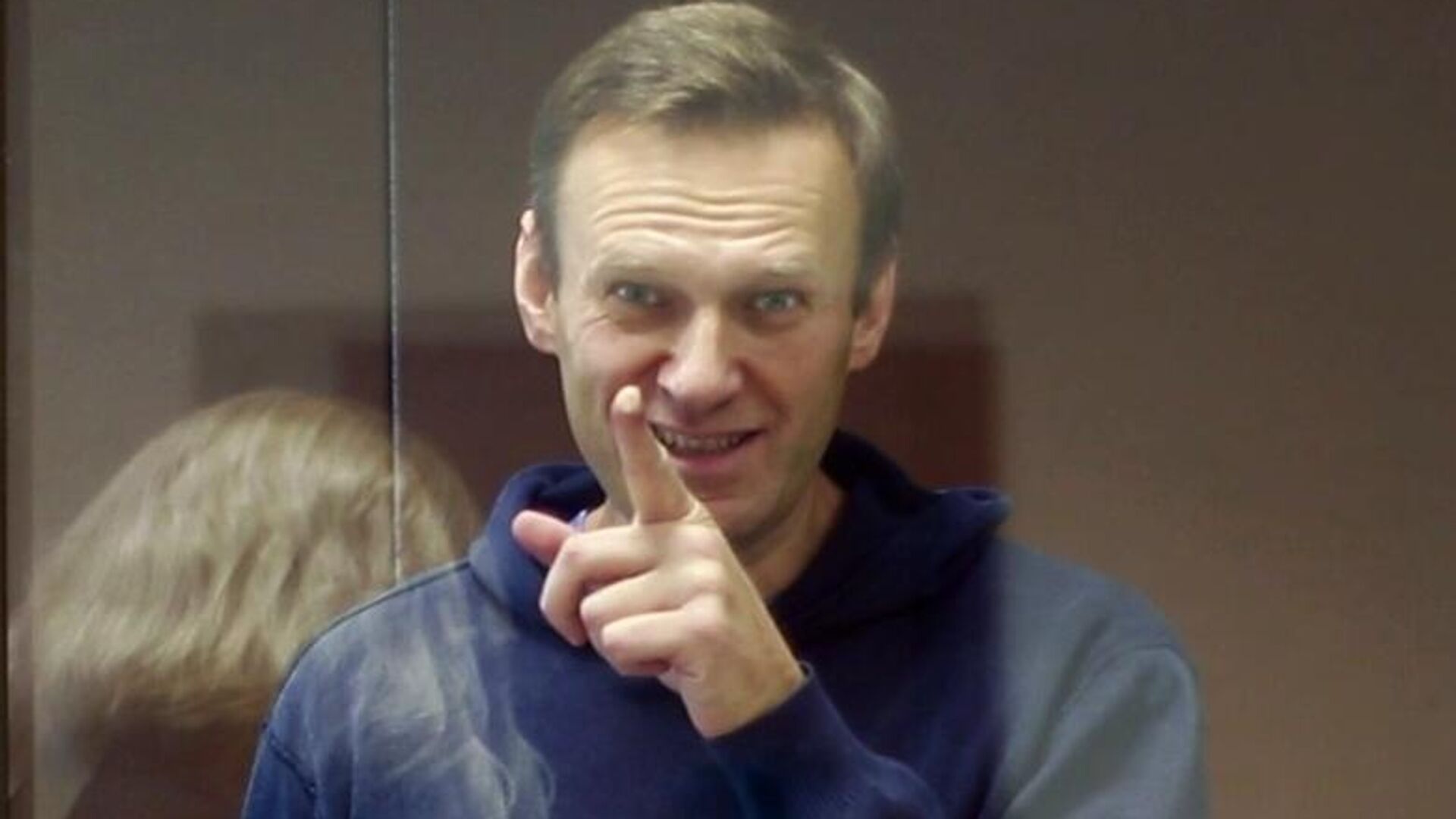 Алексей Навальный в зале Бабушкинского районного суда - РИА Новости, 1920, 18.04.2021