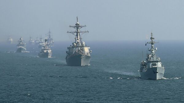 Международные военно-морские учения AMAN-2021 в Аравийском море