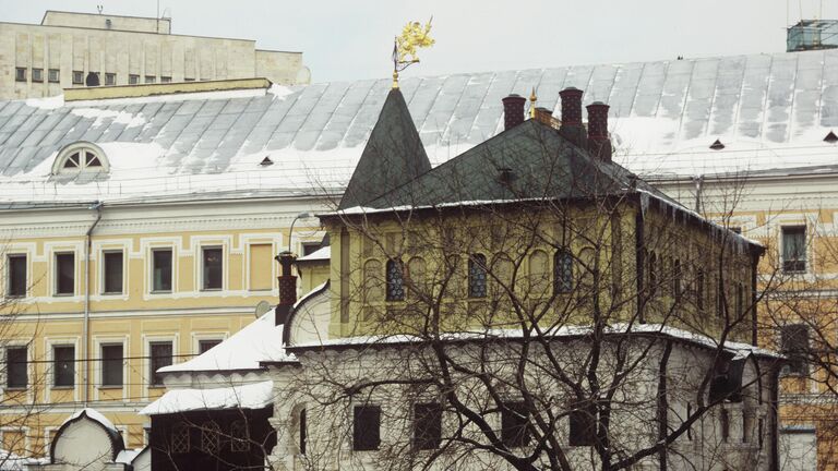 Палаты бояр Романовых (XIX век) на улице Варварка в Москве