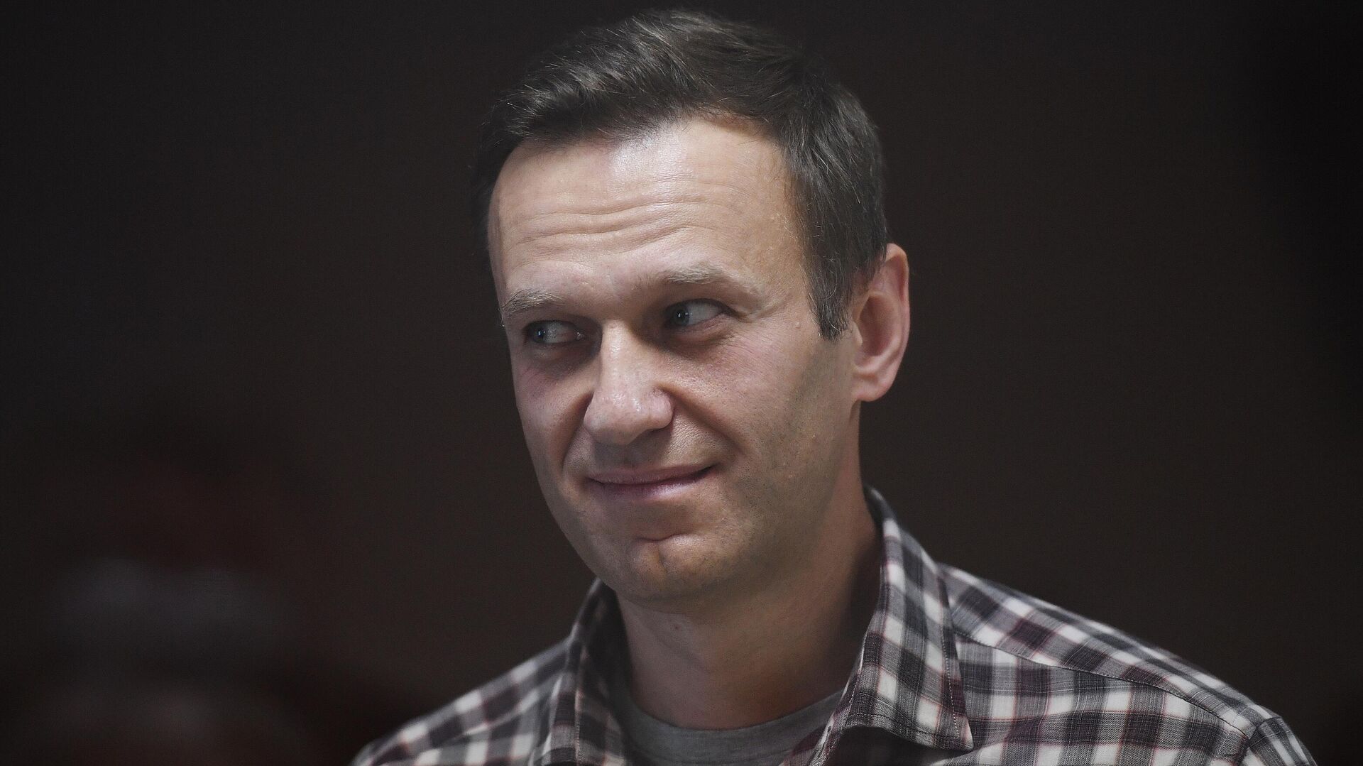 Алексей Навальный в зале Бабушкинского районного суда - РИА Новости, 1920, 20.02.2021