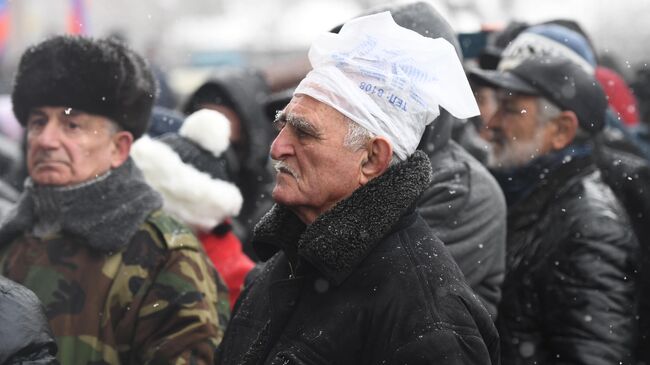 Акция протеста оппозиции в Ереване