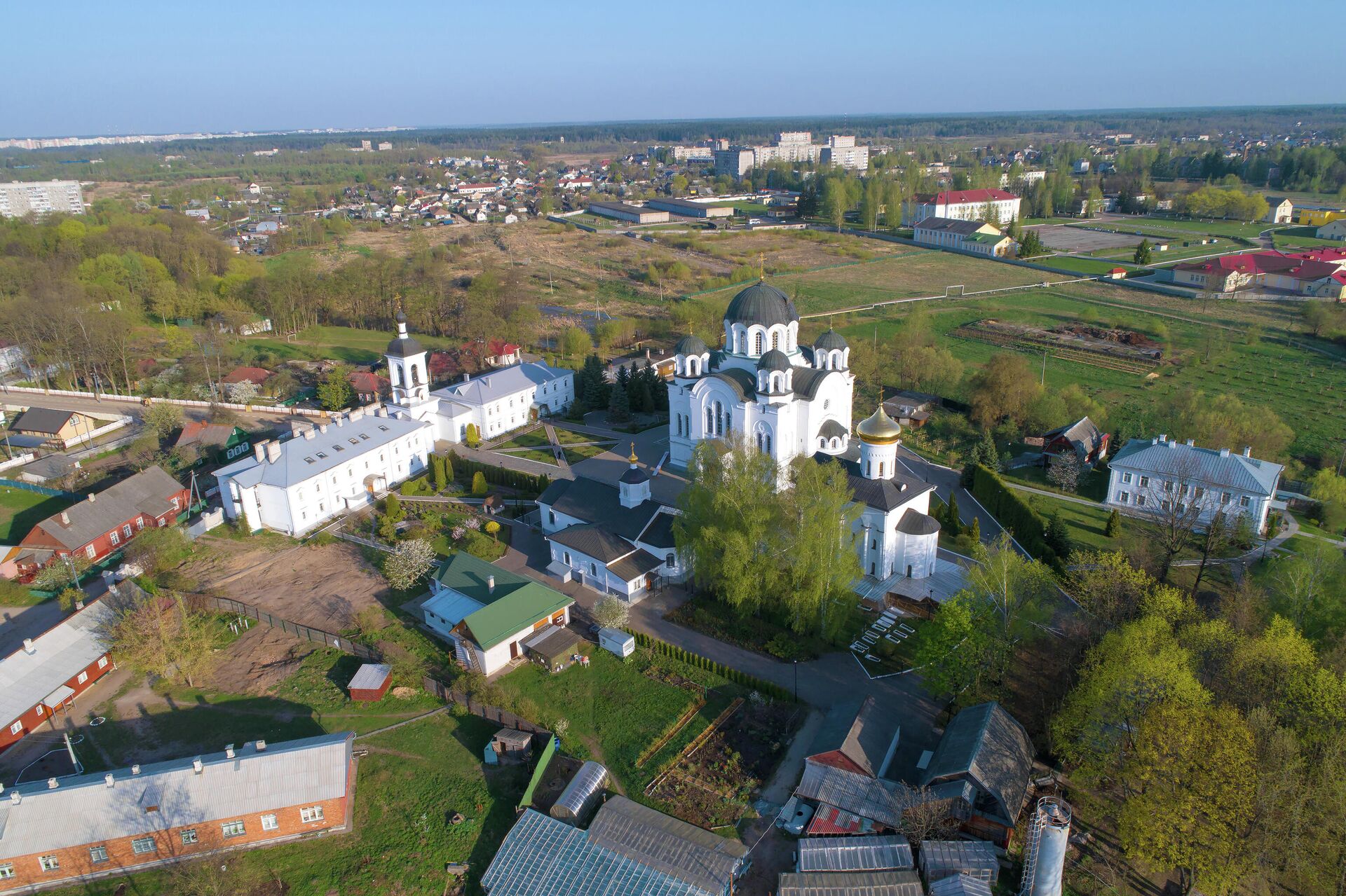 Вид на Спасо-Евфросиниевский монастырь в Полоцке - РИА Новости, 1920, 27.07.2021