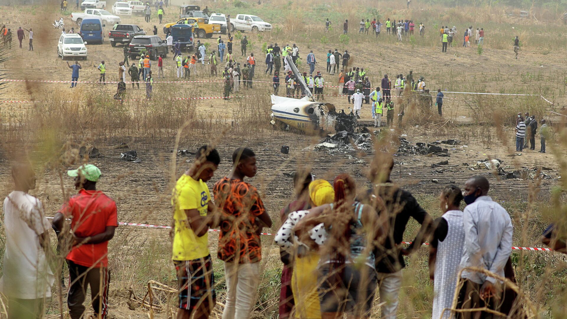 Крушение самолета в Африке