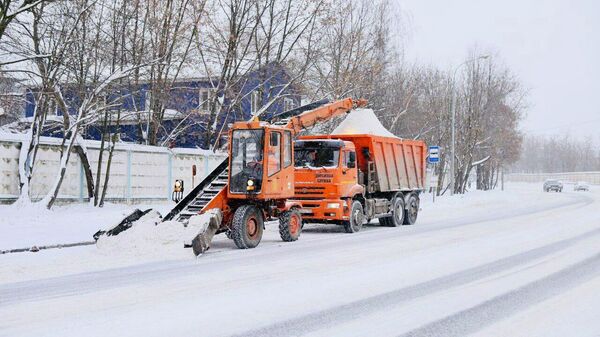 Снегопад в Московской области